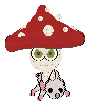 Evergreen's Amanita muscaria at SeaGlass — “Freckles”