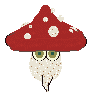 Evergreen's Amanita muscaria at SeaGlass — “Freckles”